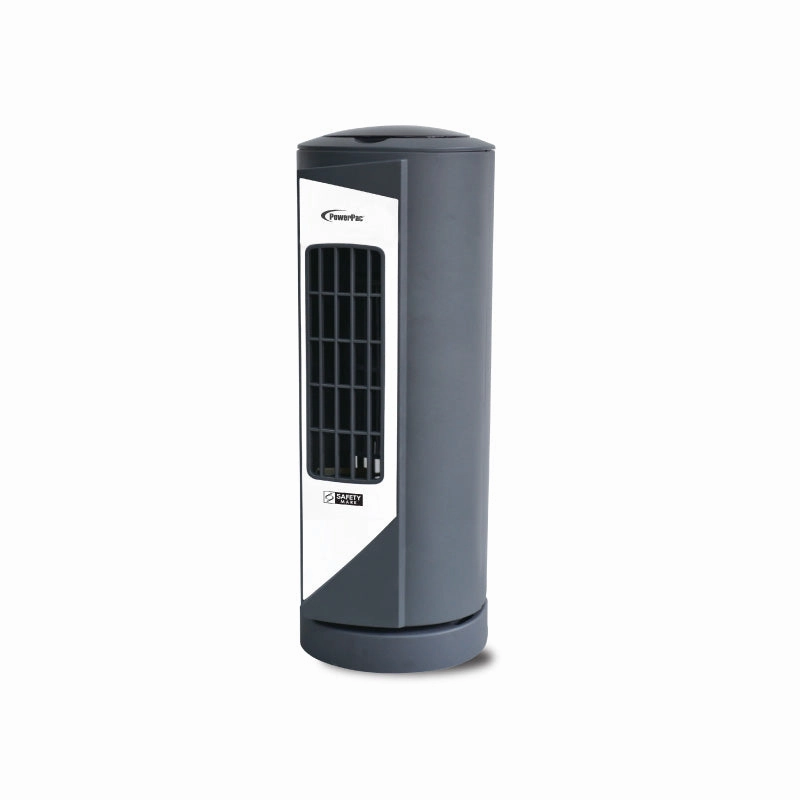 10" Tower Fan  Desk Fan, Oscillation, Portable, Compact, Energy-saving, Thermal protection, 3-Speed, grey, PPTF10 standing and wall fan combo for airflow control