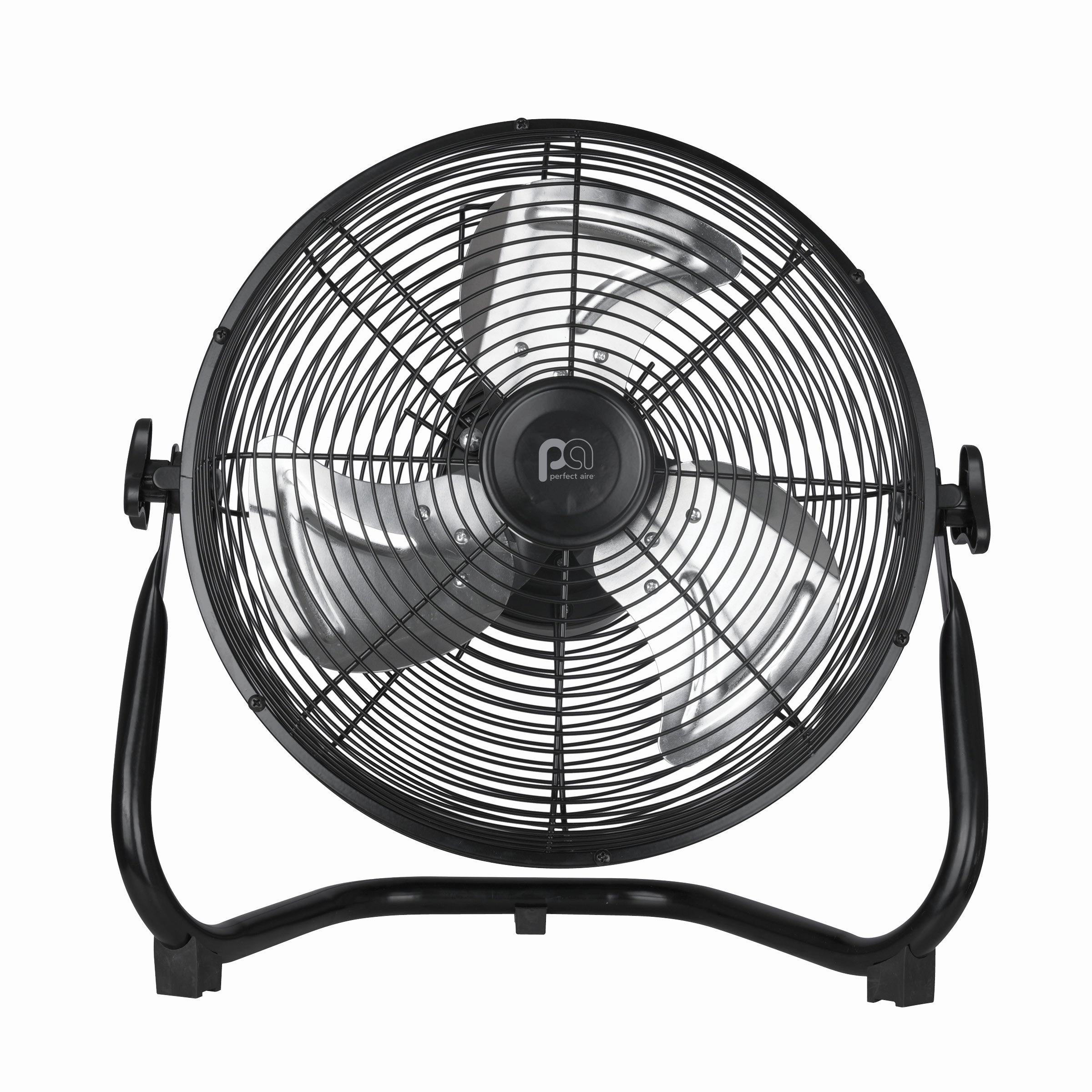 12 High Velocity Fan with Adjustable Tilting Head, 3 Speed Settings flush mount fans for low ceilings