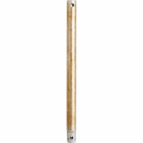 12 in. Downrods Downrod Aged Silver Leaf compact electric fans for small spaces
