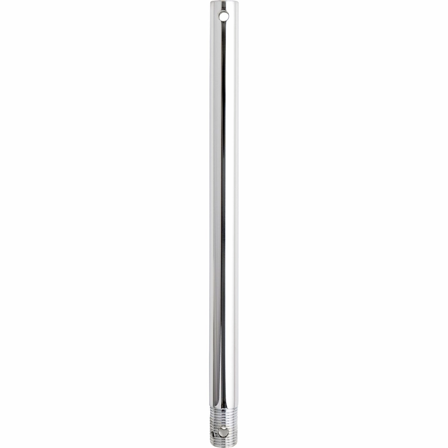 12 in. Downrods Downrod Chrome modern electric fans for minimalist decor