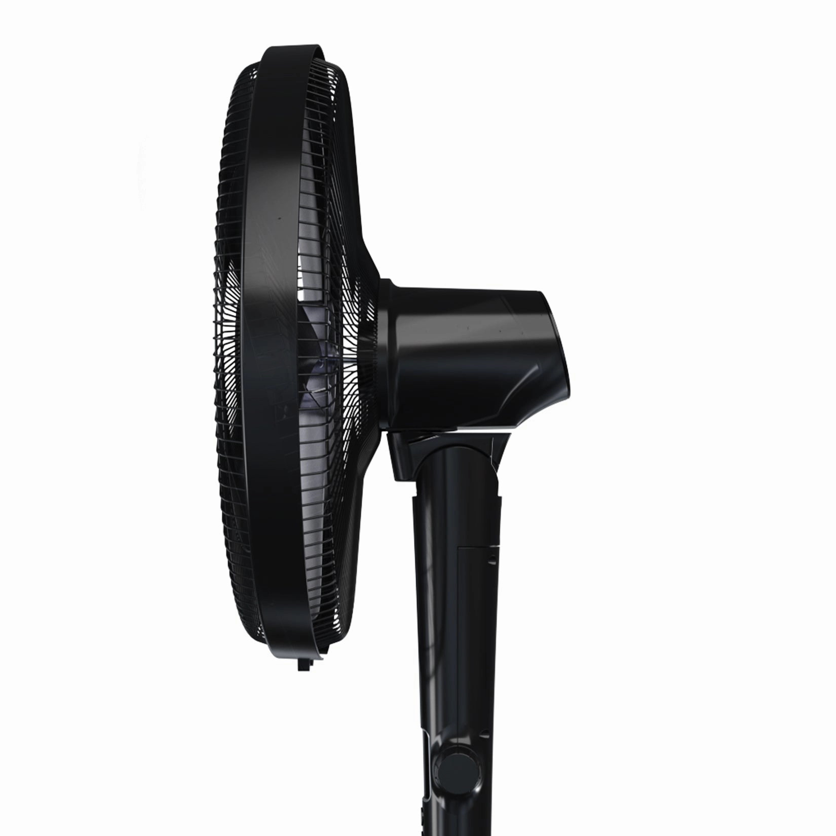 16" Pedestal Fan - Low Energy DC Motor, 3 Operating Modes & Remote Control - Black