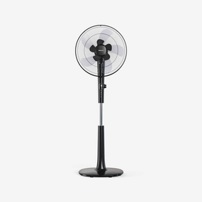 16" Pedestal Fan - Low Energy DC Motor, 3 Operating Modes & Remote Control - Black personal care electric devices collection