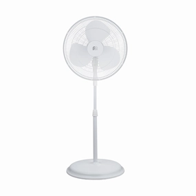 16" Pedestal Fan with Wide-Angle Oscillation and 3 Powerful Fan Speeds flush mount fans for low ceilings