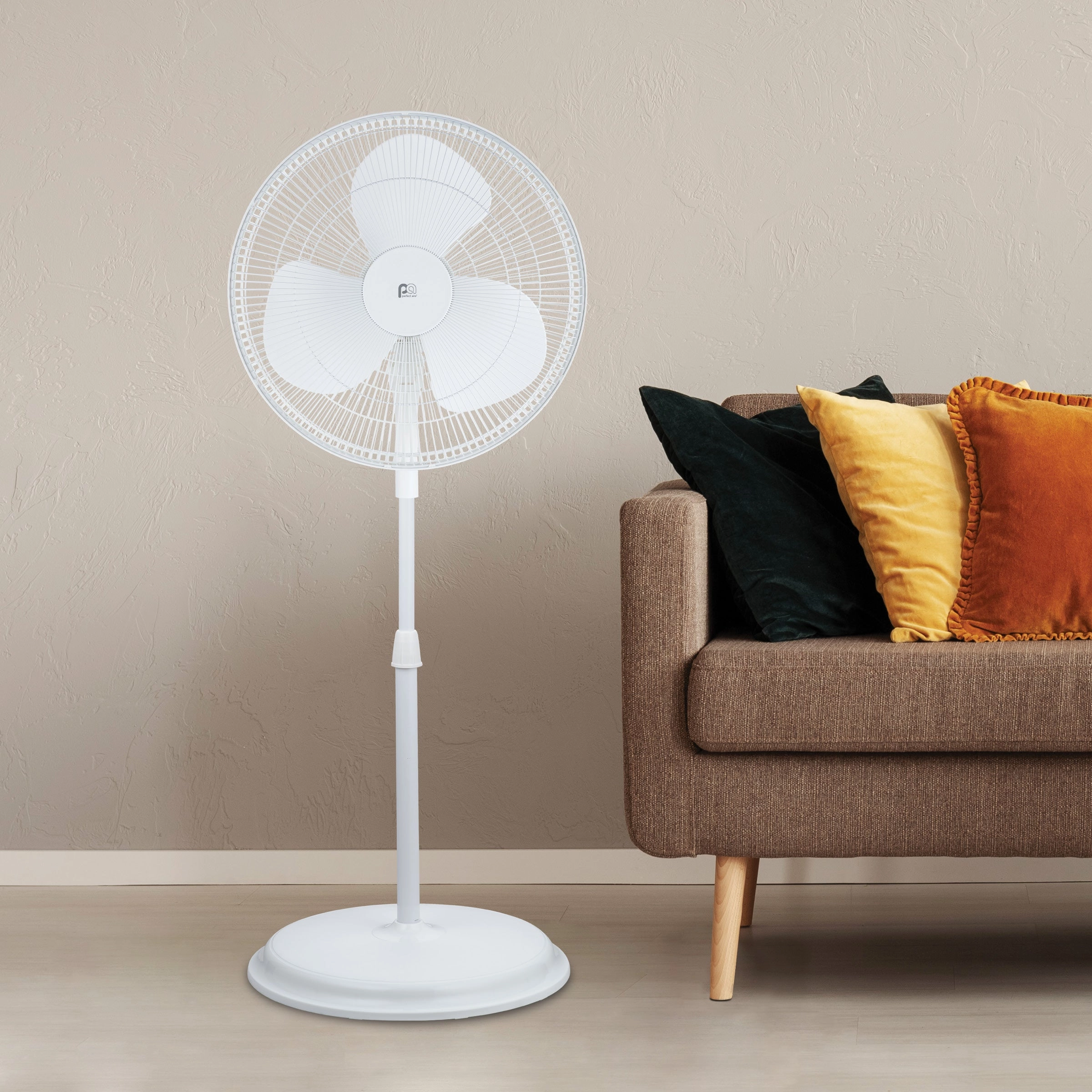 16" Pedestal Fan with Wide-Angle Oscillation and 3 Powerful Fan Speeds