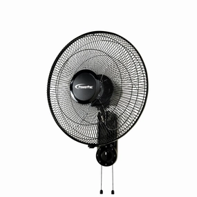 16" Wall Fan  Adjustable Tilt, Wide Oscillation, Safe & Easy Installation, Thermal Protection, 3-Speed, black, PPWF40 standing and wall fan combo for airflow control