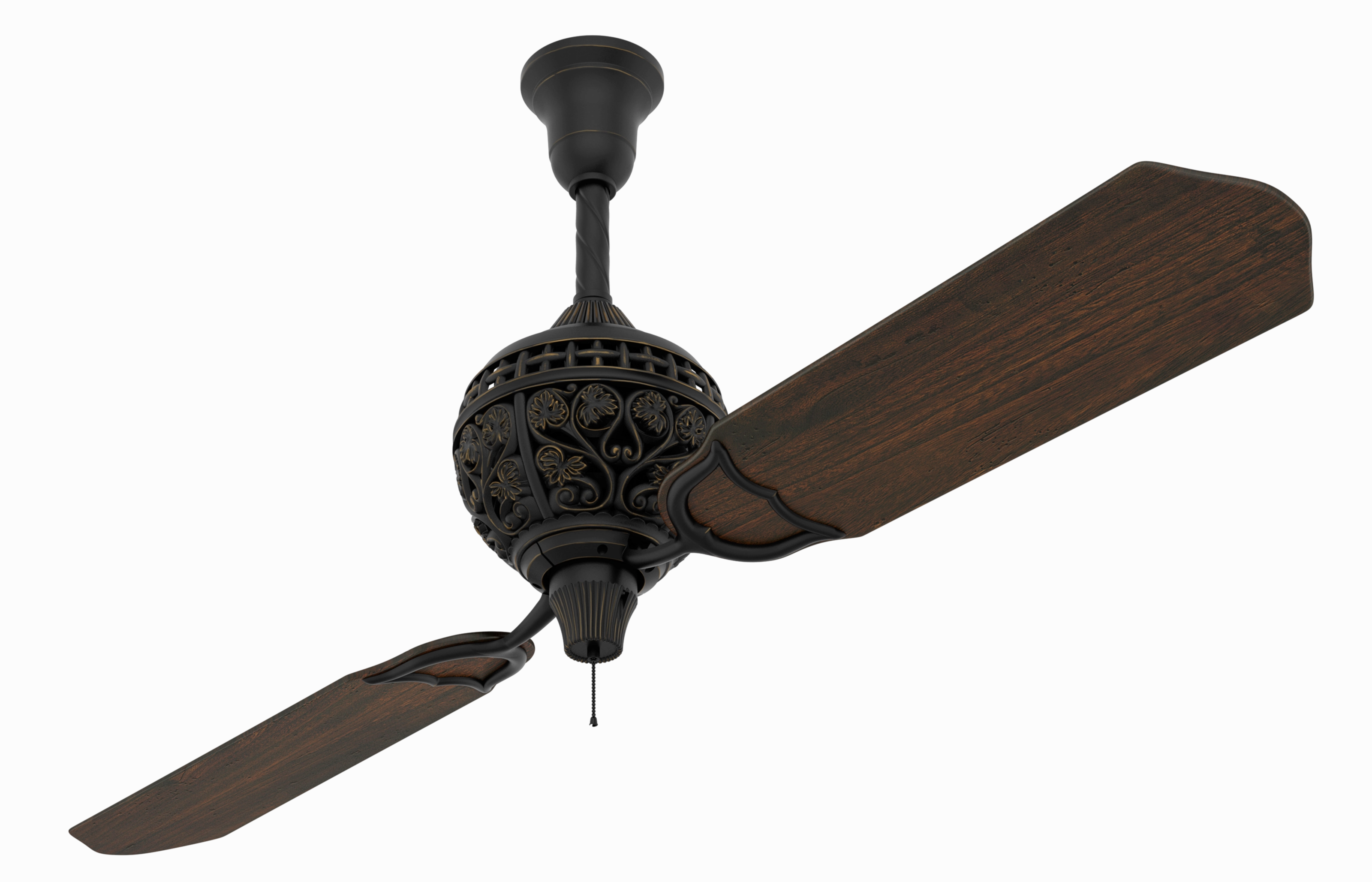 1886 Limited Edition 60"Ceiling Fan Midas Black