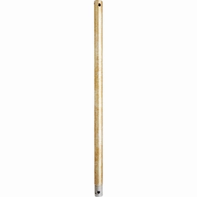 18 in. Downrods Downrod Aged Silver Leaf home fans with built-in timer settings