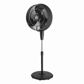 18" Outdoor Misting Fan, 2400 CFM flush mount fans for low ceilings