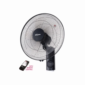 18" Wall Fan with Oscillation & Remote Control  Powerful, Oscillation, Adjustable louver, Overheat Protection, PPWF98R standing and wall fan combo for airflow control