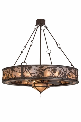 19 Light Chandelier sleek design electric fans for modern homes