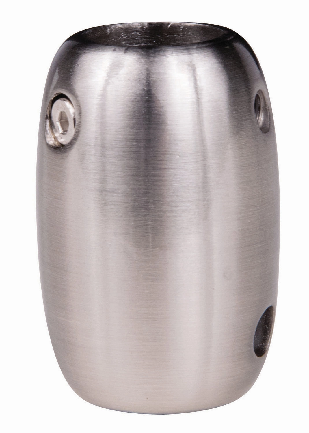 1/2" Downrod Coupler Downrod Coupler Brushed Nickel low-noise fans for peaceful environments