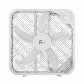 20" Box Fan with Weather-Resistant Motor Housing flush mount fans for low ceilings