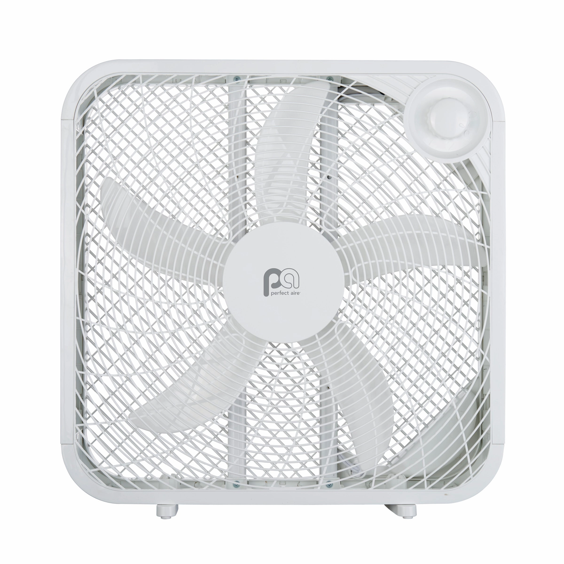 20" Box Fan with Weather-Resistant Motor Housing flush mount fans for low ceilings