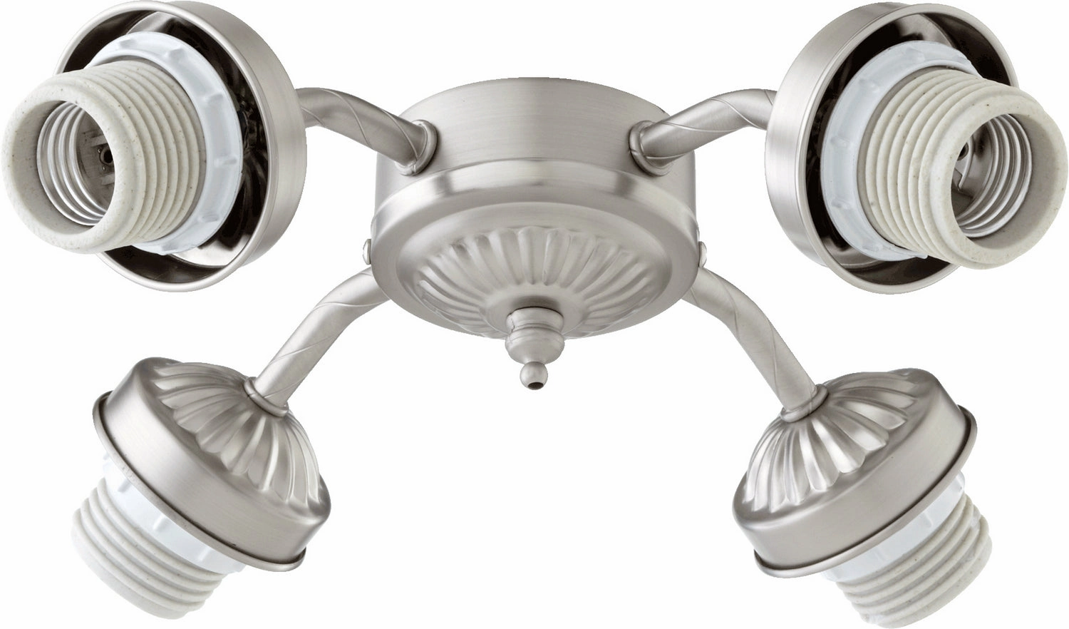 2444 Light Kits LED Fan Light Kit Satin Nickel whisper-quiet fans for bedrooms and offices
