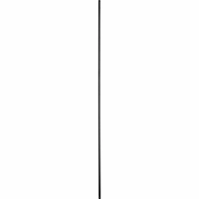 24 in. Downrods 24" Universal Downrod Matte Black lightweight fans for moving around easily