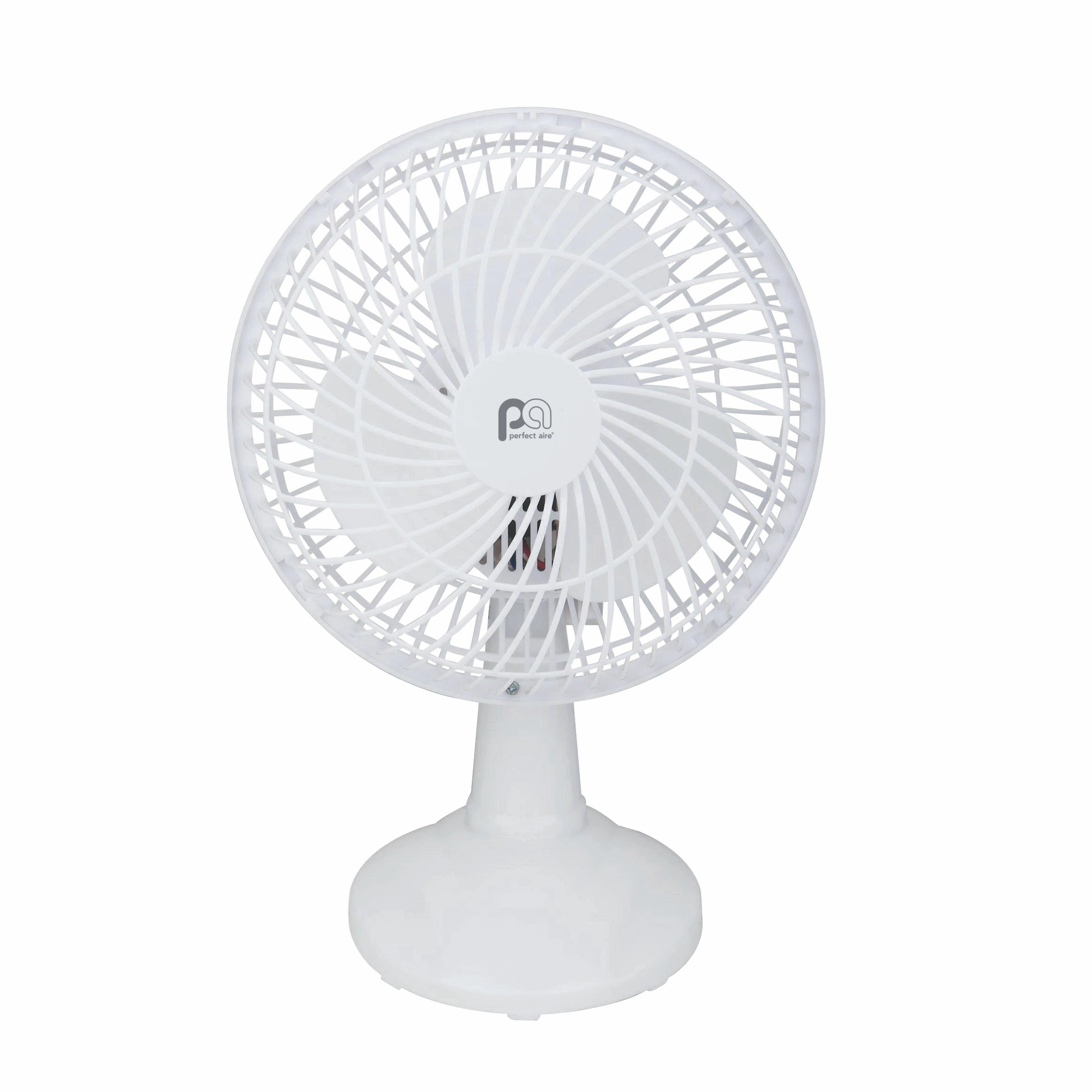 2-in-1 6" Clip-On Fan with Table Top Adapter and Fully Adjustable Fan Head table fans for focused personal airflow