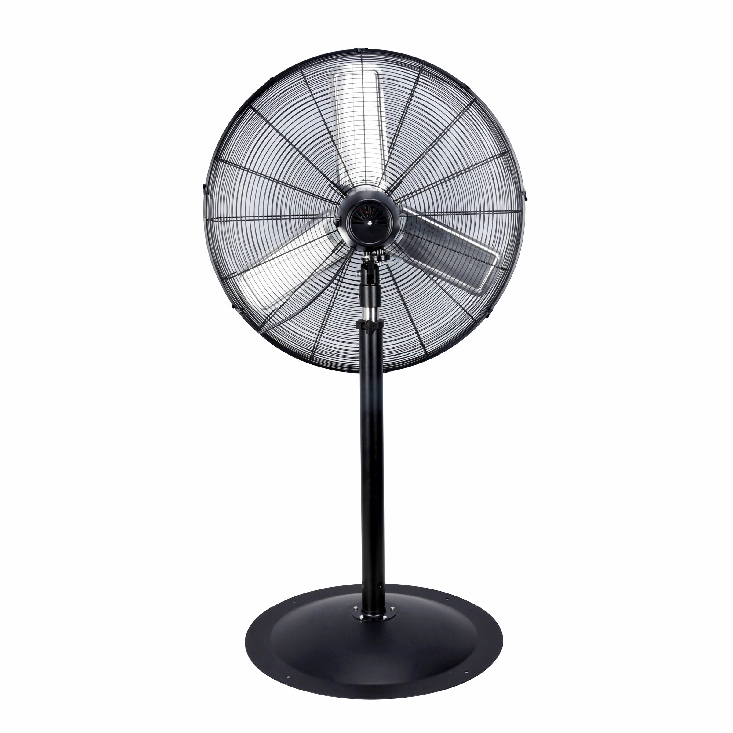 30 High-Velocity Oscillating Pedestal Fan with Industrial-Grade Aluminum Blades