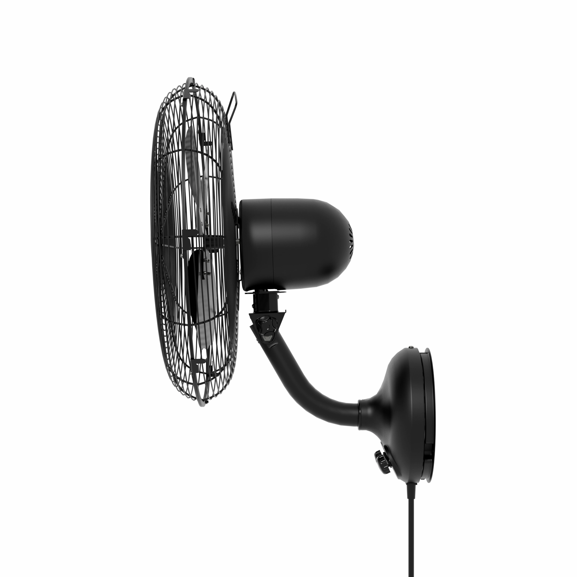 400102 Wall Fan Matte Black
