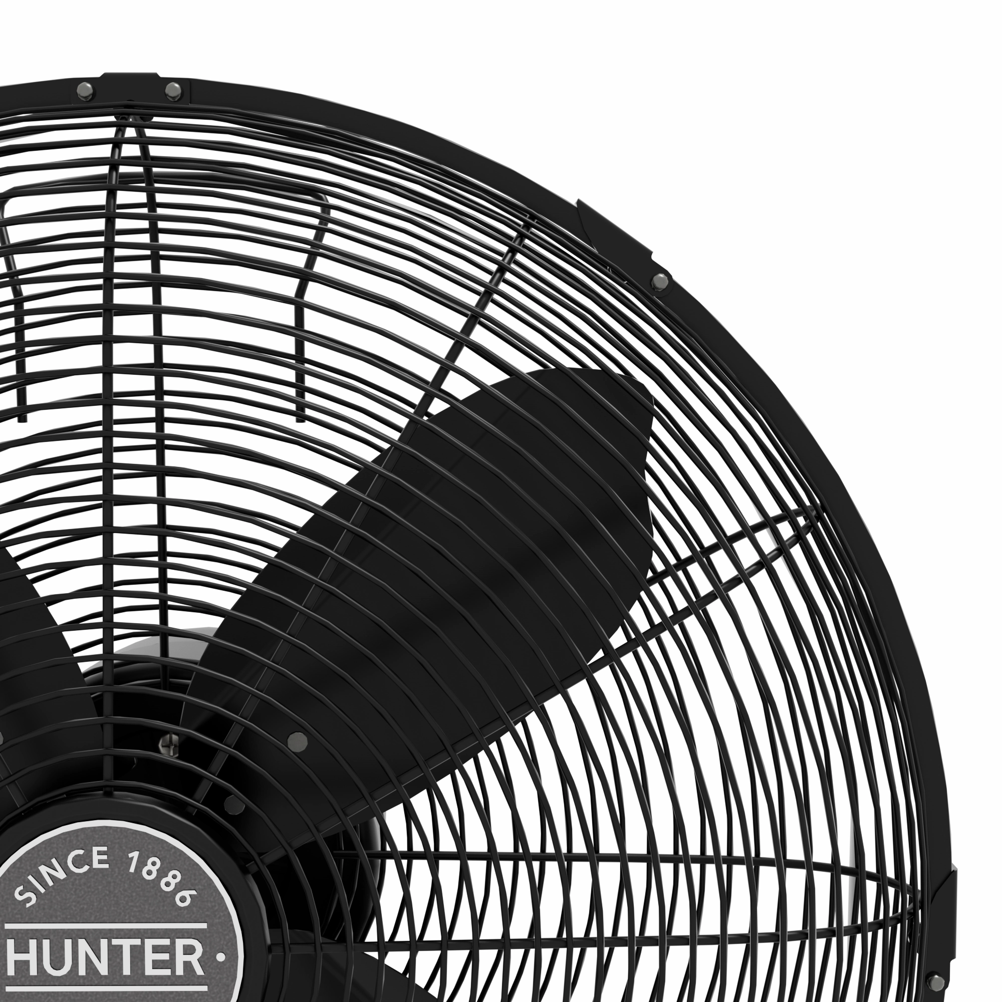 400102 Wall Fan Matte Black