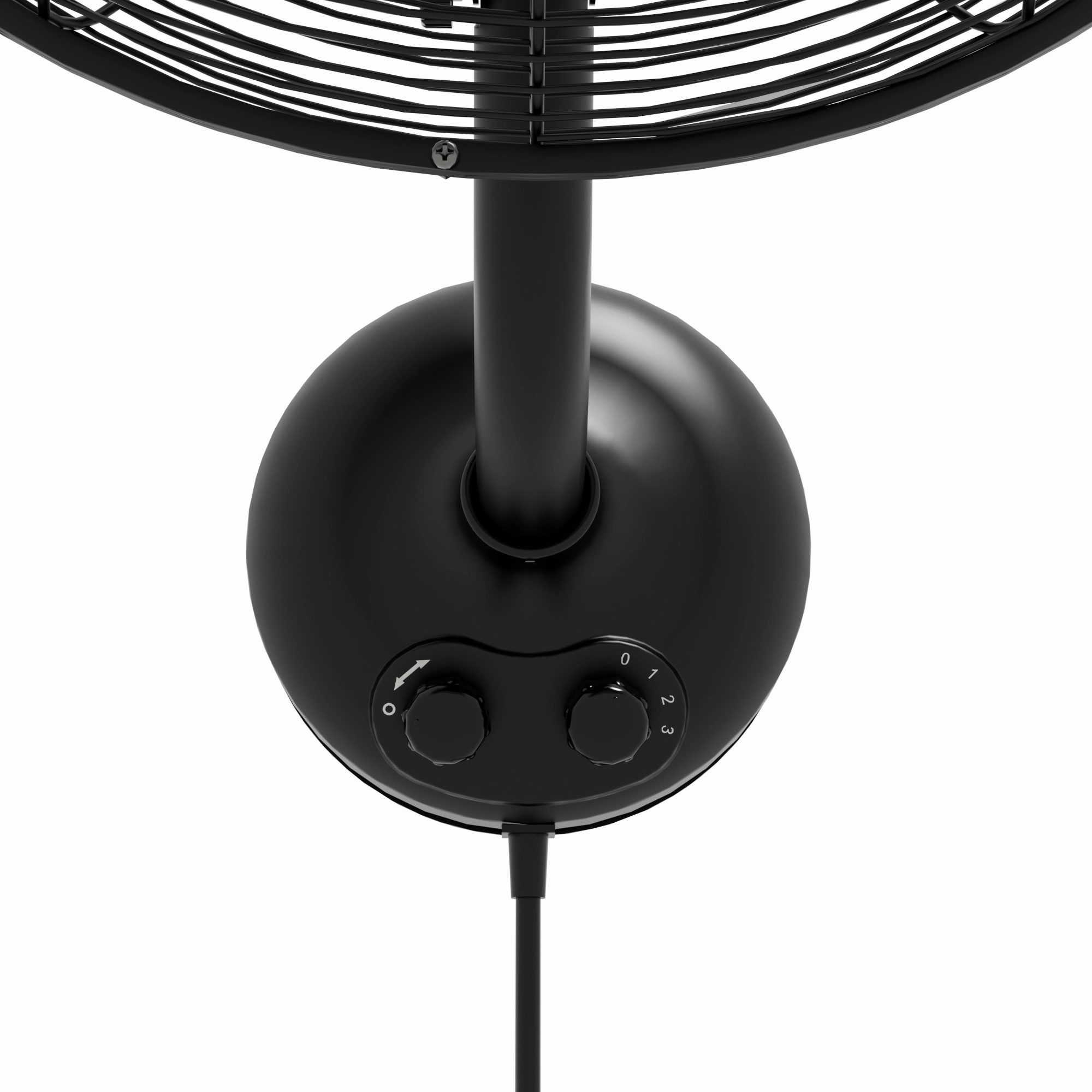 400102 Wall Fan Matte Black
