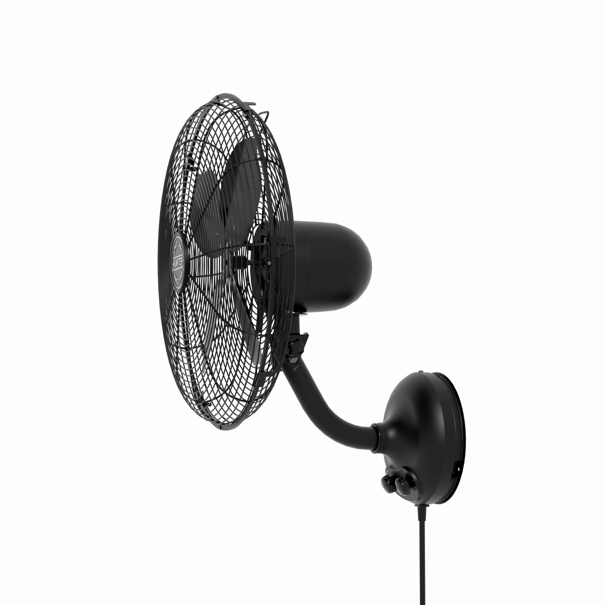 400102 Wall Fan Matte Black