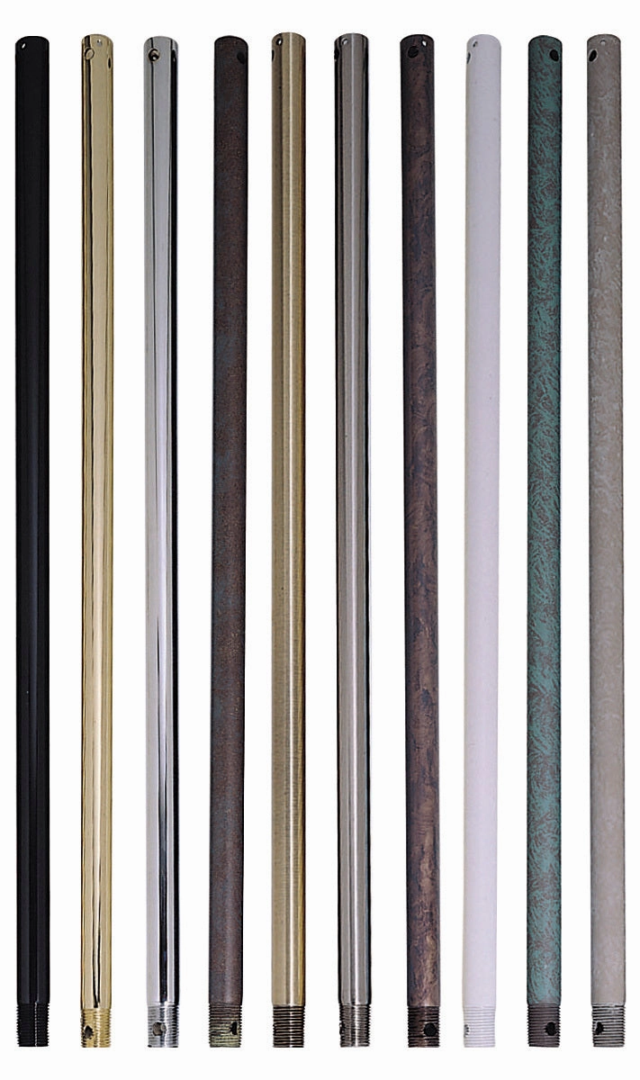 4" Downrod 4" Downrod Brushed Nickel whisper-quiet fans for bedrooms and offices