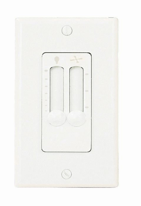 4 Speed Fan/Light Control Wall Control White sleek design electric fans for modern homes