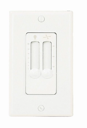 4 Speed Fan/Light Control Wall Control White sleek design electric fans for modern homes