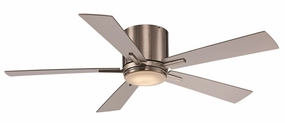 52``Ceiling Fan Brushed Nickel stylish medium fans for contemporary homes