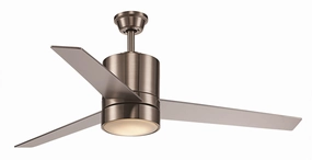 52``Ceiling Fan Brushed Nickel high-speed electric fans for better airflow