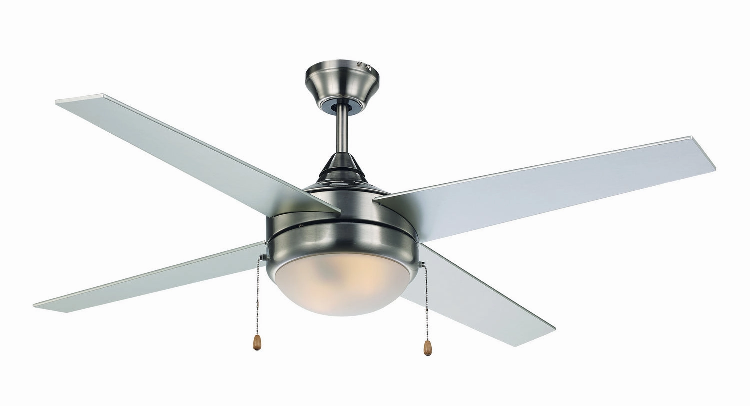 52``Ceiling Fan Brushed Nickel home cooling fans in medium size