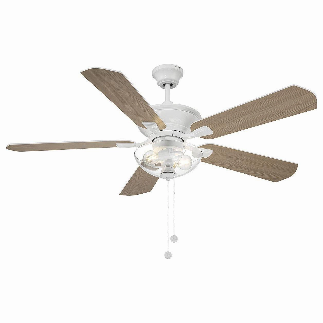 52" 2-Light Outdoor Ceiling Fan