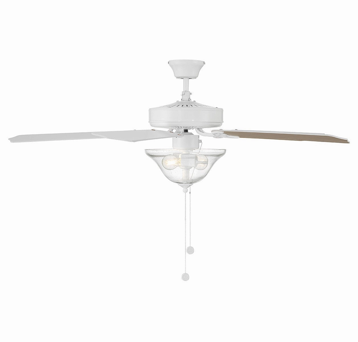 52" Ceiling Fan Bisque White