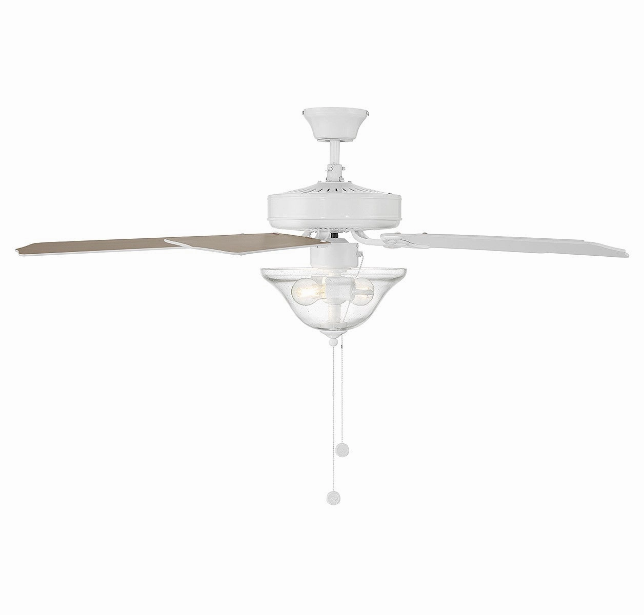 52" Ceiling Fan Bisque White