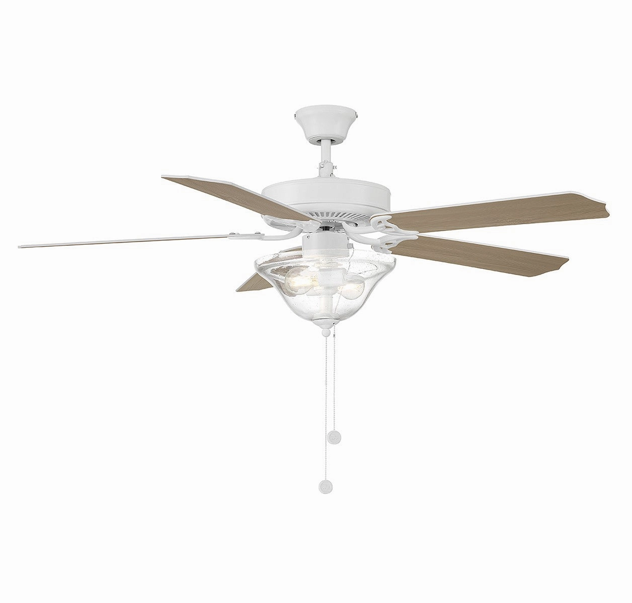 52" Ceiling Fan Bisque White