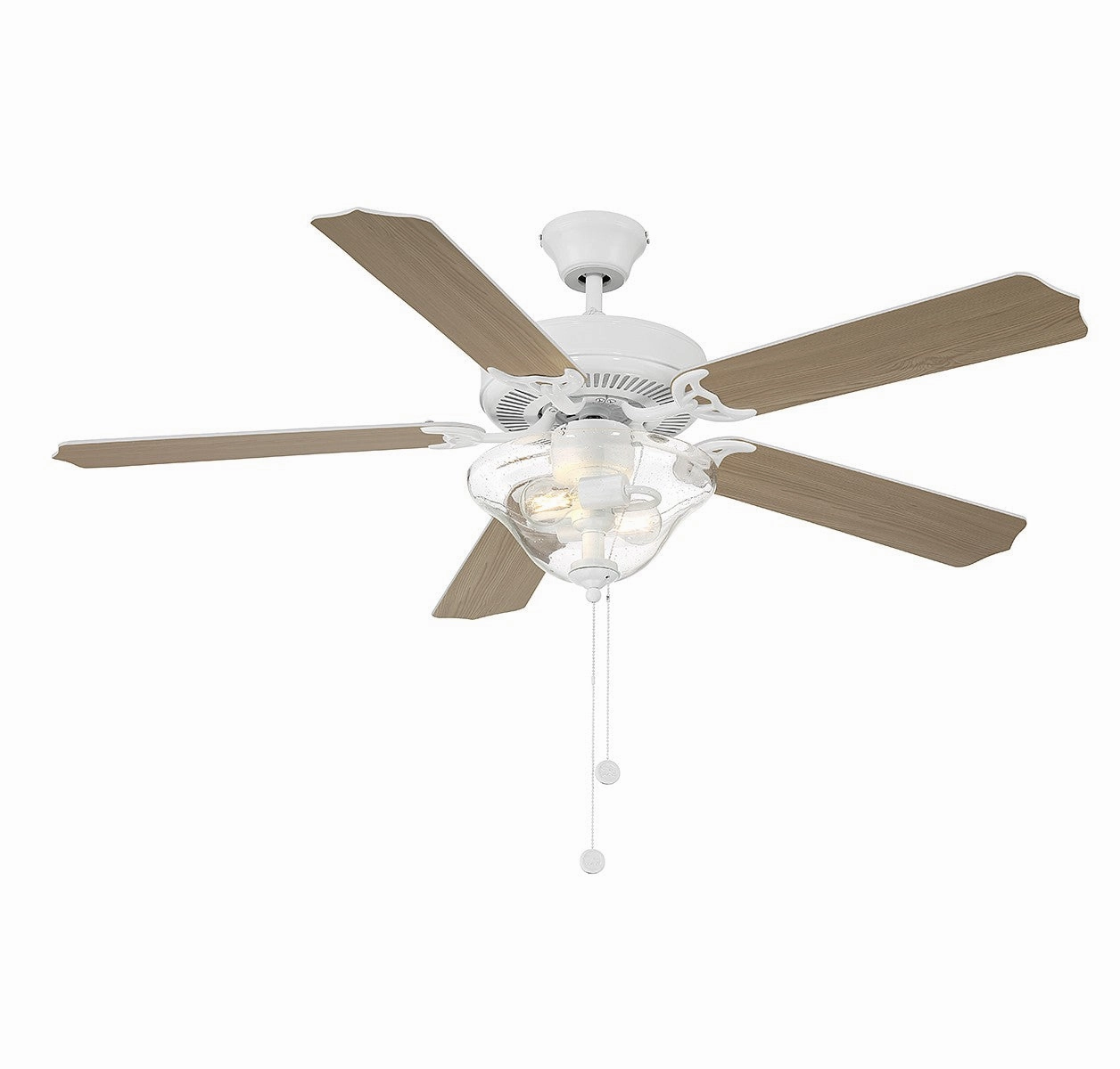 52" Ceiling Fan Bisque White