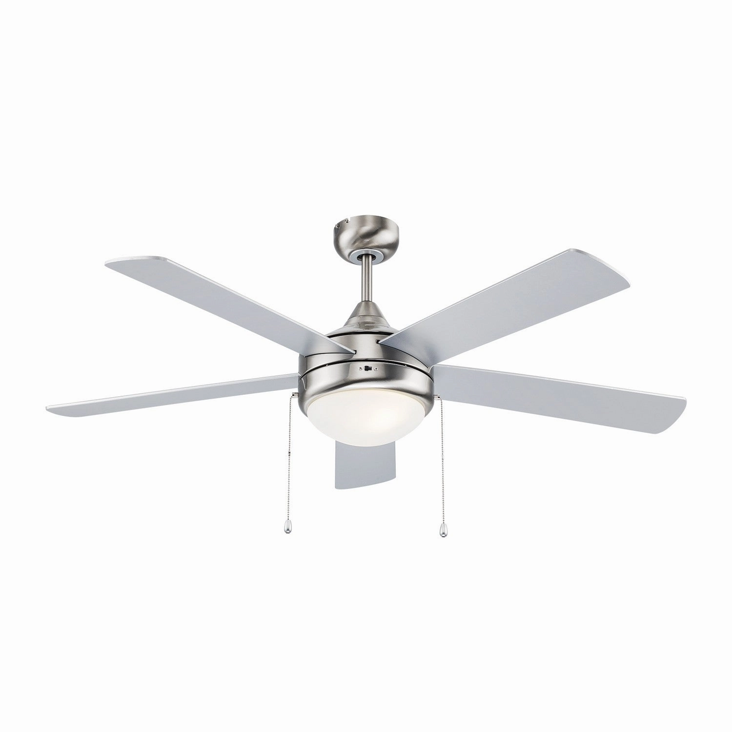 52"Ceiling Fan Brushed Nickel whisper-quiet fans for bedrooms and offices