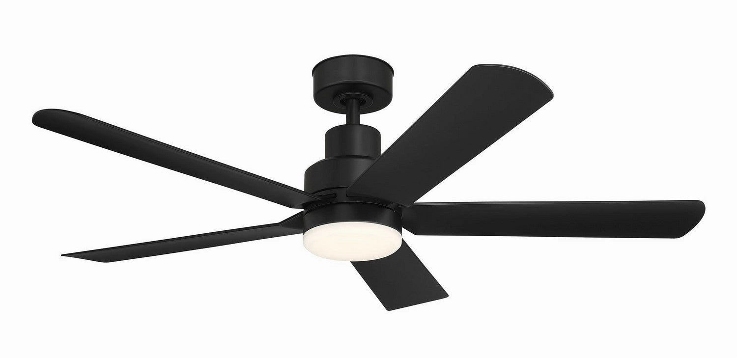 52"Ceiling Fan Matte Black