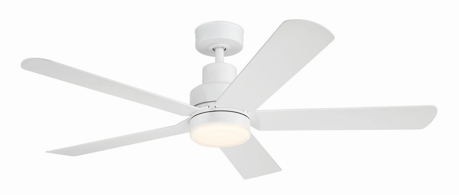 52"Ceiling Fan Matte White