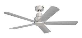 52"Ceiling Fan Paintd Brushed Nickel outdoor exterior fans for patio cooling