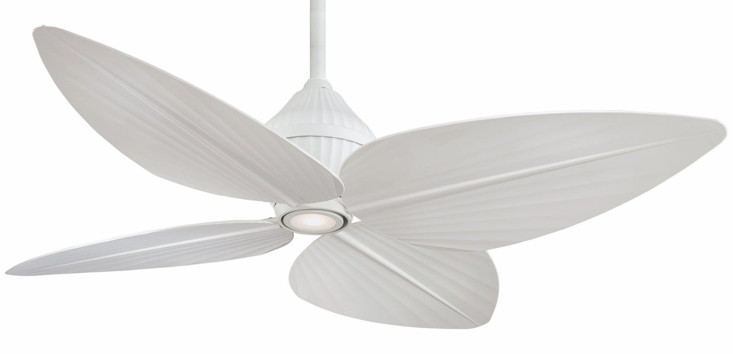 52" Gauguin Led 52"Ceiling Fan Flat White weatherproof fans for outdoor environments