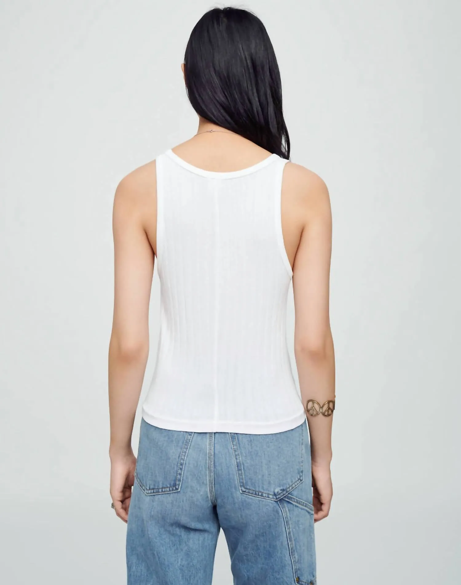 60S Hemp Tank In Optic White