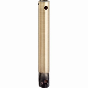 6 in. Downrods Downrod Antique Brass sleek design electric fans for modern homes