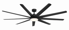 80"Ceiling Fan Matte Black outdoor exterior fans for patio cooling