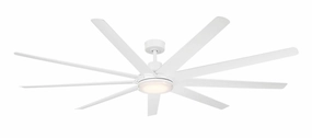 80"Ceiling Fan Matte White modern electric fans for minimalist decor