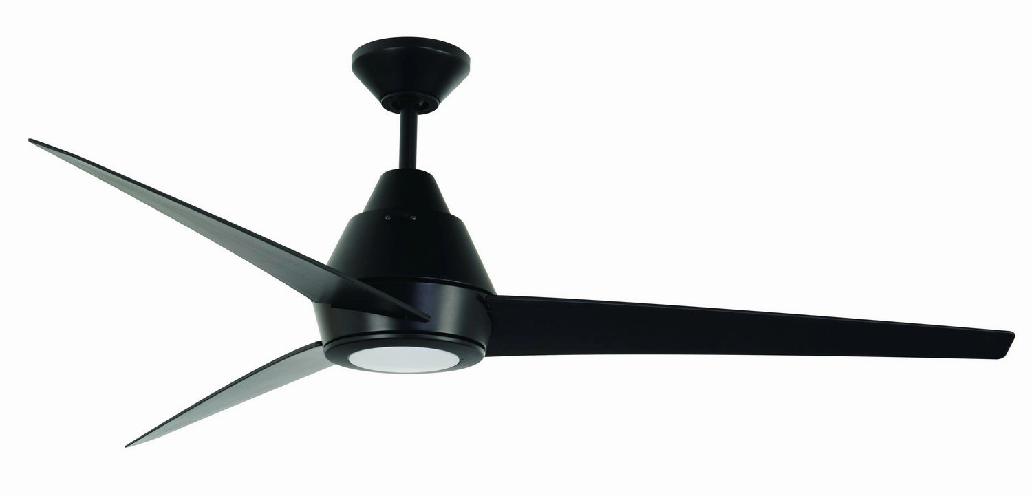 Acadian Indoor/Outdoor 56"Ceiling Fan Flat Black outdoor exterior fans for patio cooling