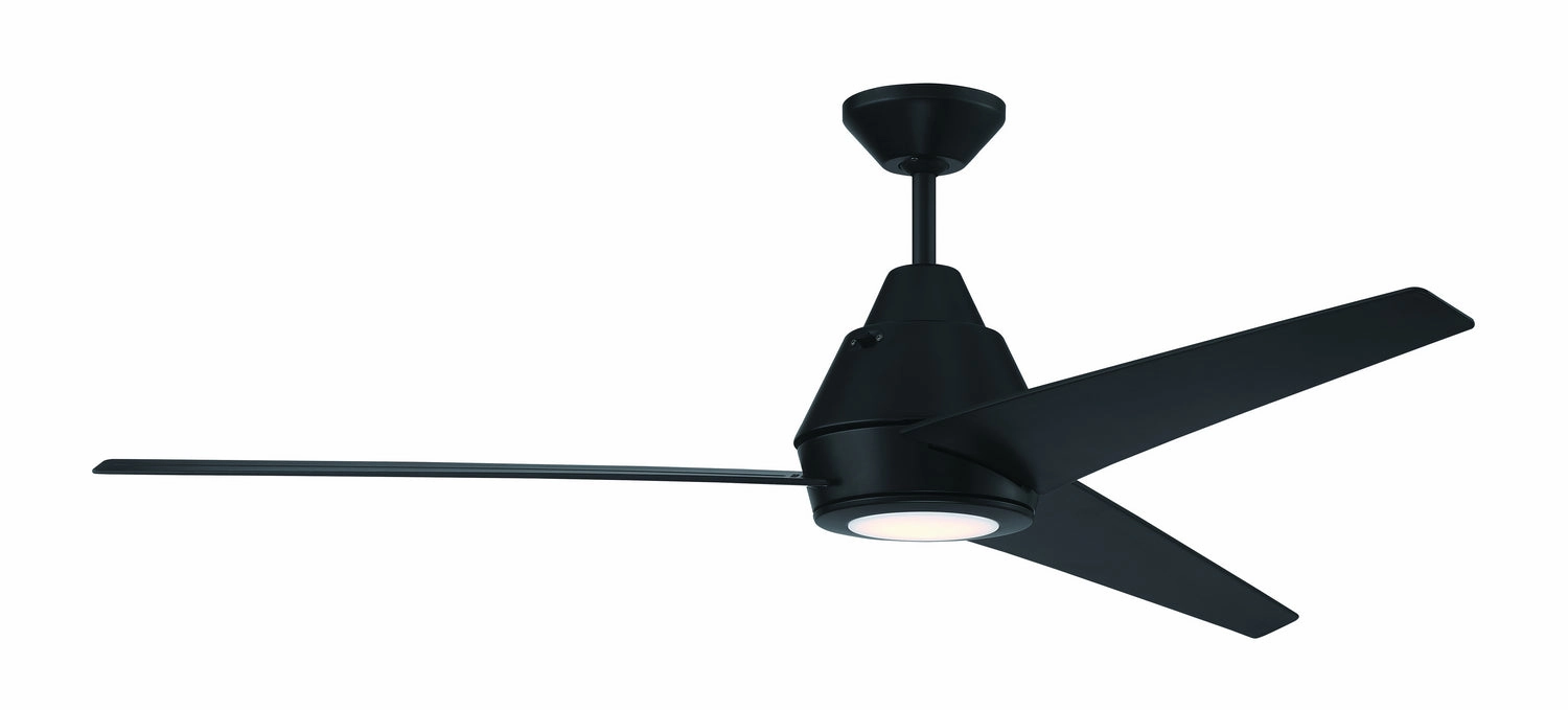 Acadian Indoor/Outdoor 56"Ceiling Fan Flat Black
