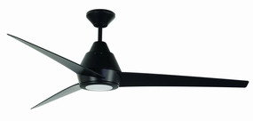 Acadian Indoor/Outdoor 56"Ceiling Fan Flat Black stylish medium fans for contemporary homes