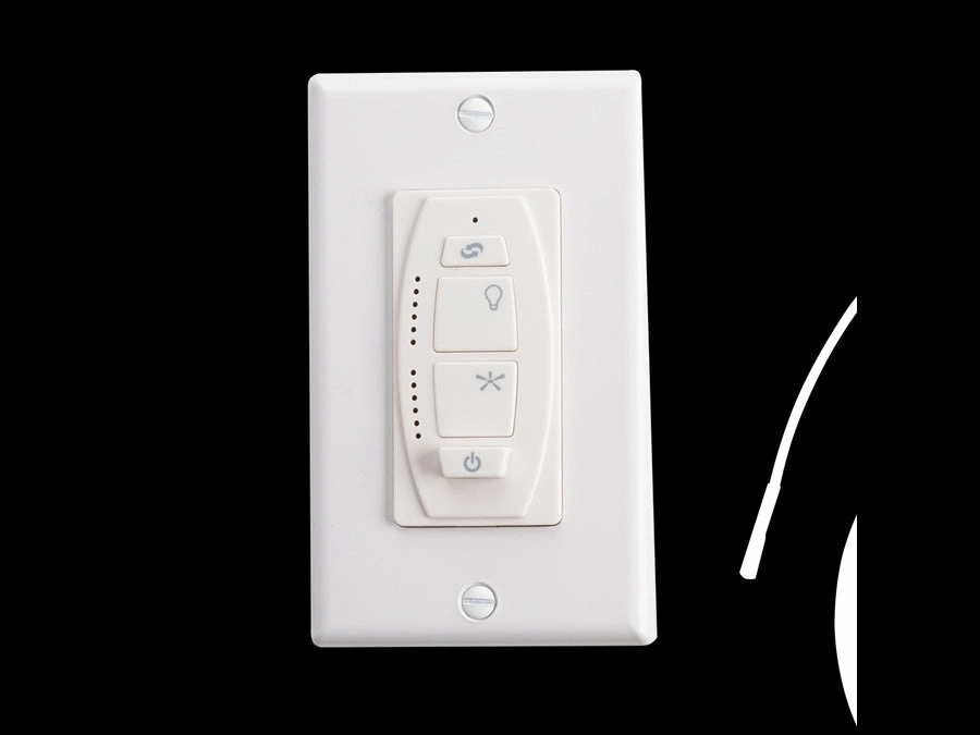 Accessory 6 Speed DC Wall Transmitter Ivory versatile medium fans for any space