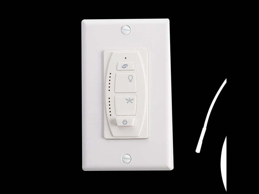 Accessory 6 Speed DC Wall Transmitter Ivory low-noise fans for peaceful environments
